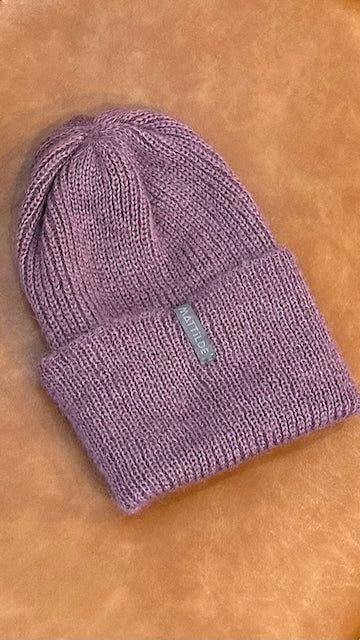 Weiche Winterhaube aus Kidmohair und Seide in viele Farben