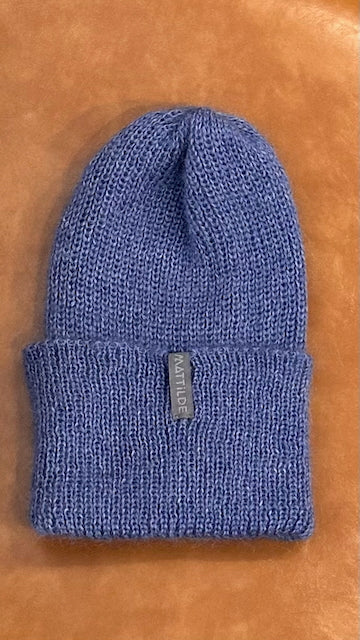 Weiche Winterhaube aus Kidmohair und Seide in viele Farben