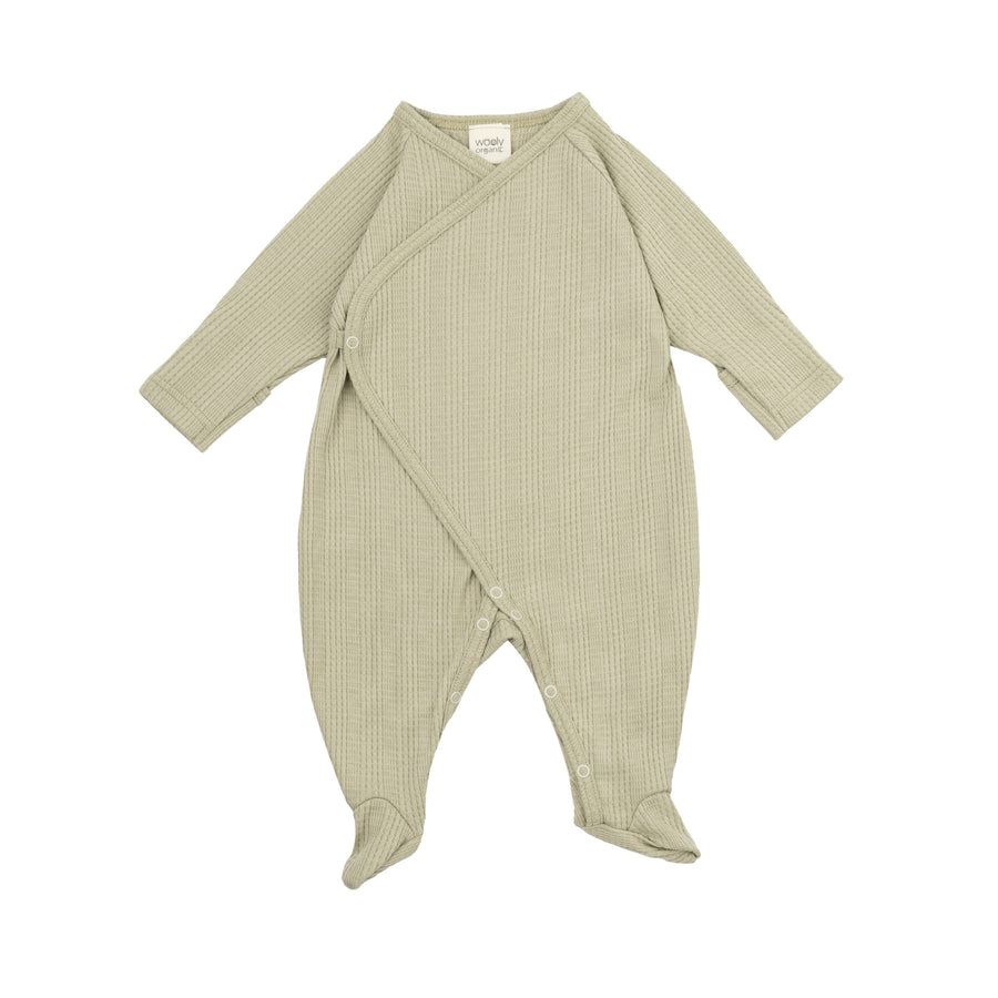 Wrap Pyjama aus Bio Baumwolle in 3 Farben