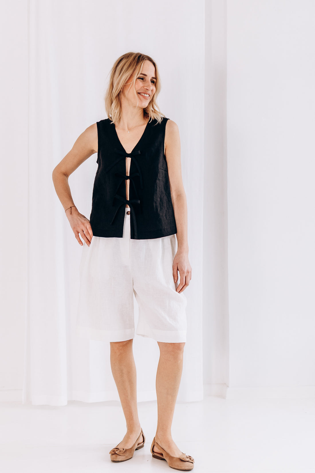 Leinenbermudas "Ilse"