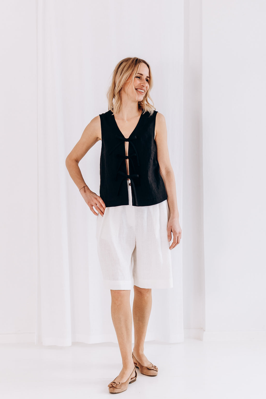 Leinenbermudas "Ilse"