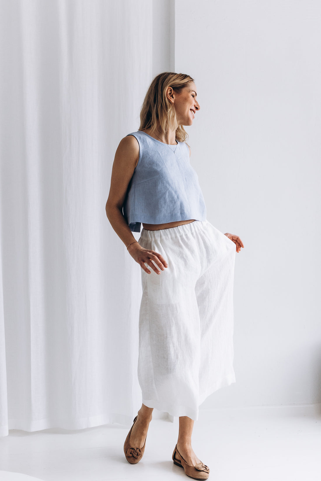 Leinenculottes "Emilia"