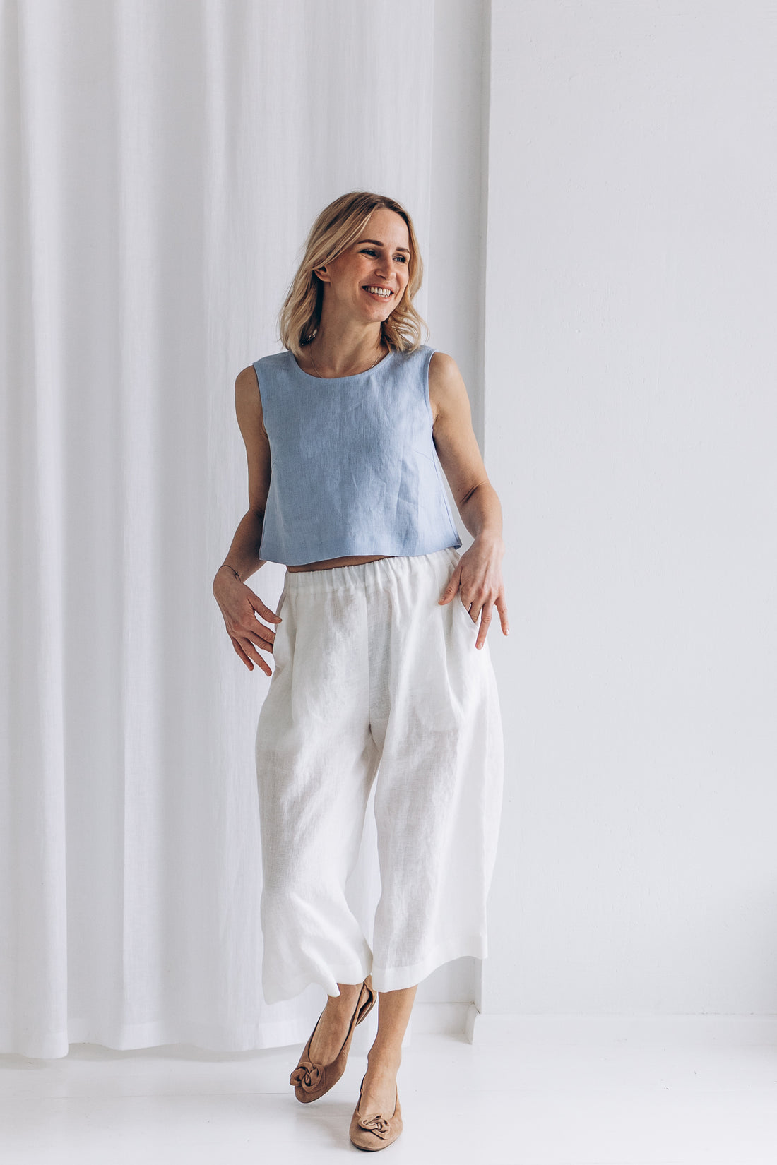 Leinenculottes "Emilia"