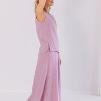 Bodenlanger Rock aus Leinen "Lina"