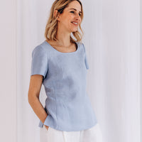 Klassischer Leinentop "Elin"