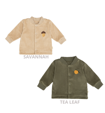 Veloursjacke aus Bio Baumwolle in 3 farben