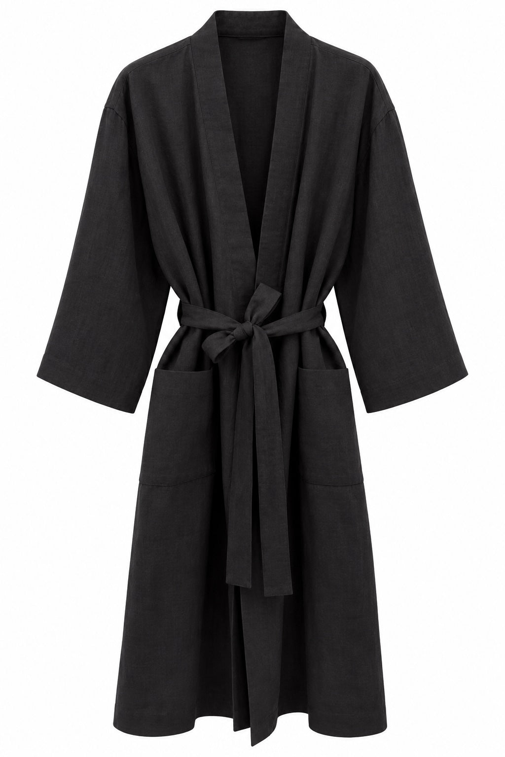 Leinen Kimono-Robe – nachhaltiger Leinen Bademantel aus Lettland