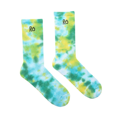 Batiksocken aus Bambusviscose "Lime,Lemon,Mint" - The Baltic Shop