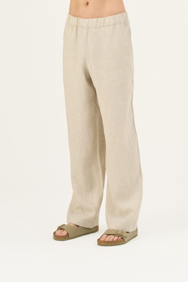 Bequeme Leinenhose für Herren in Melange - The Baltic Shop