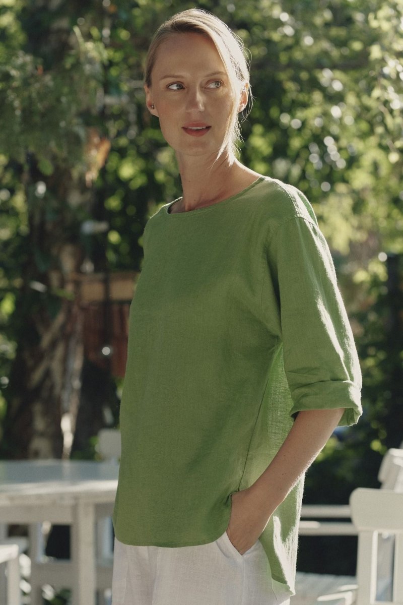 Bilberry Top in Grün - The Baltic Shop
