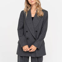 Blazer 'KATHARINE' in Mondgrau - The Baltic Shop