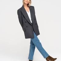 Blazer 'KATHARINE' in Mondgrau - The Baltic Shop