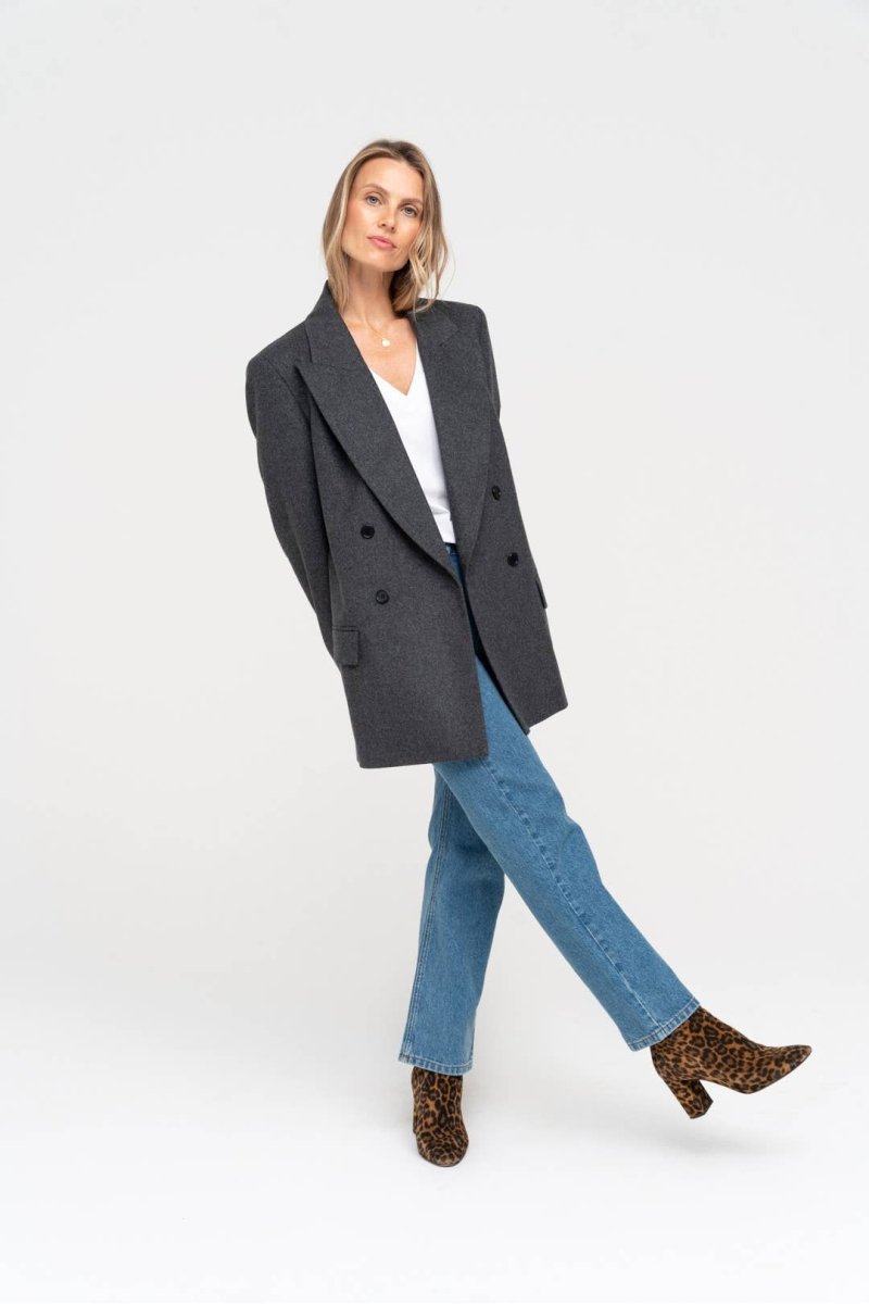 Blazer 'KATHARINE' in Mondgrau - The Baltic Shop