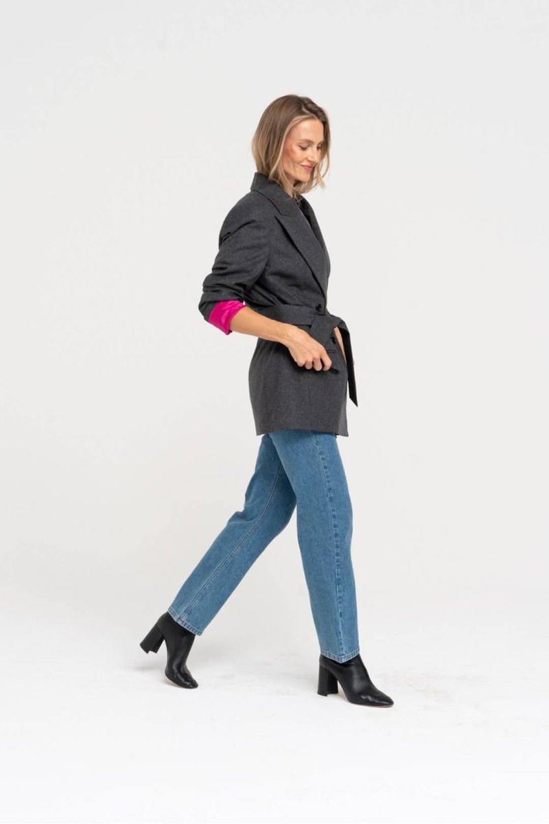 Blazer 'KATHARINE' in Mondgrau - The Baltic Shop