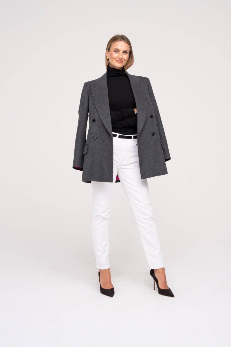 Blazer 'KATHARINE' in Mondgrau - The Baltic Shop