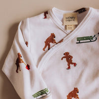 Body aus Bio Baumwoole mit winterlichen Motiv - The Baltic Shop