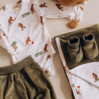 Body aus Bio Baumwoole mit winterlichen Motiv - The Baltic Shop