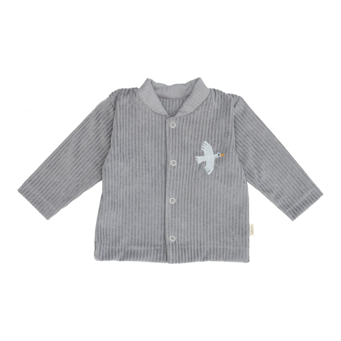 Cordjacke aus Bio Baumwolle mit Gans Stickerei - The Baltic Shop