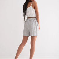 Crop Top aus Leinen - The Baltic Shop