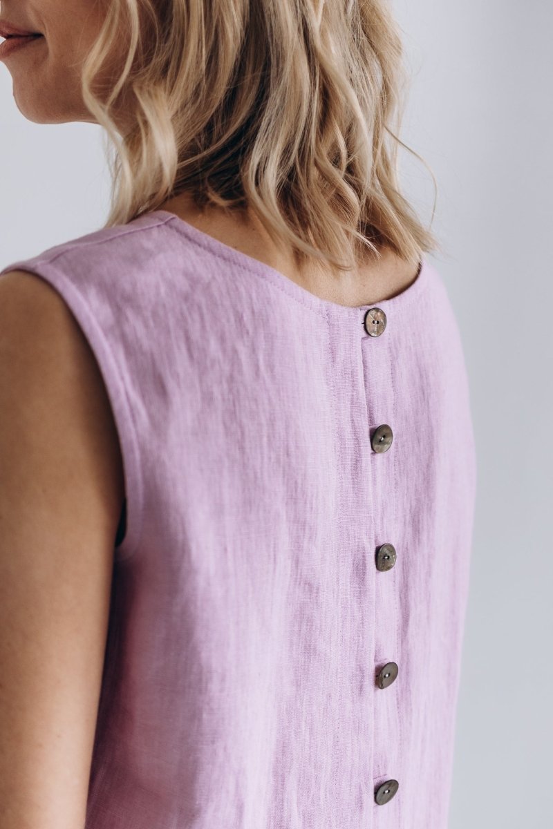 Crop Top aus Leinen "Julia" - The Baltic Shop
