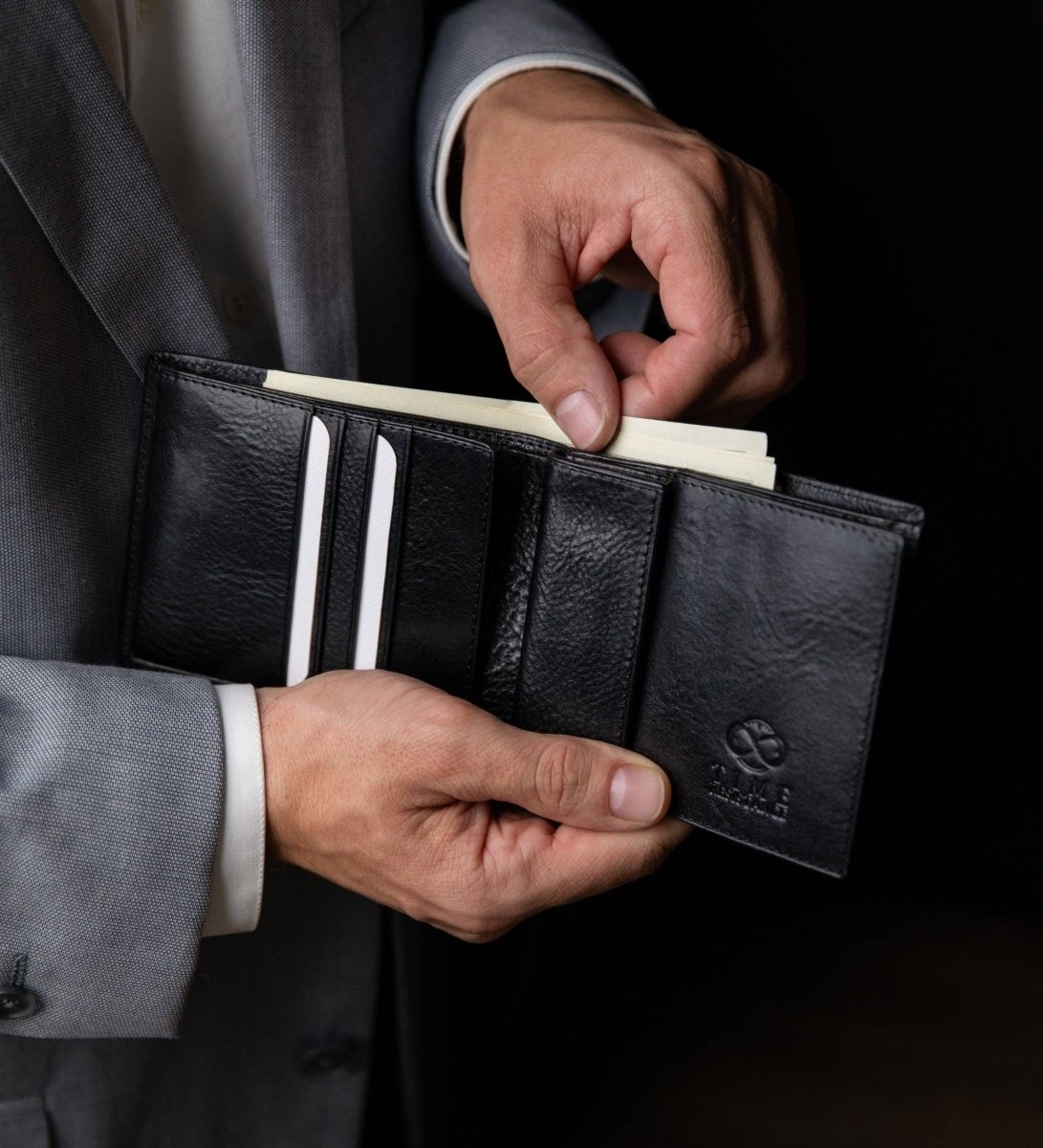 Daniel – Leder-Bifold-Portemonnaie - The Baltic Shop
