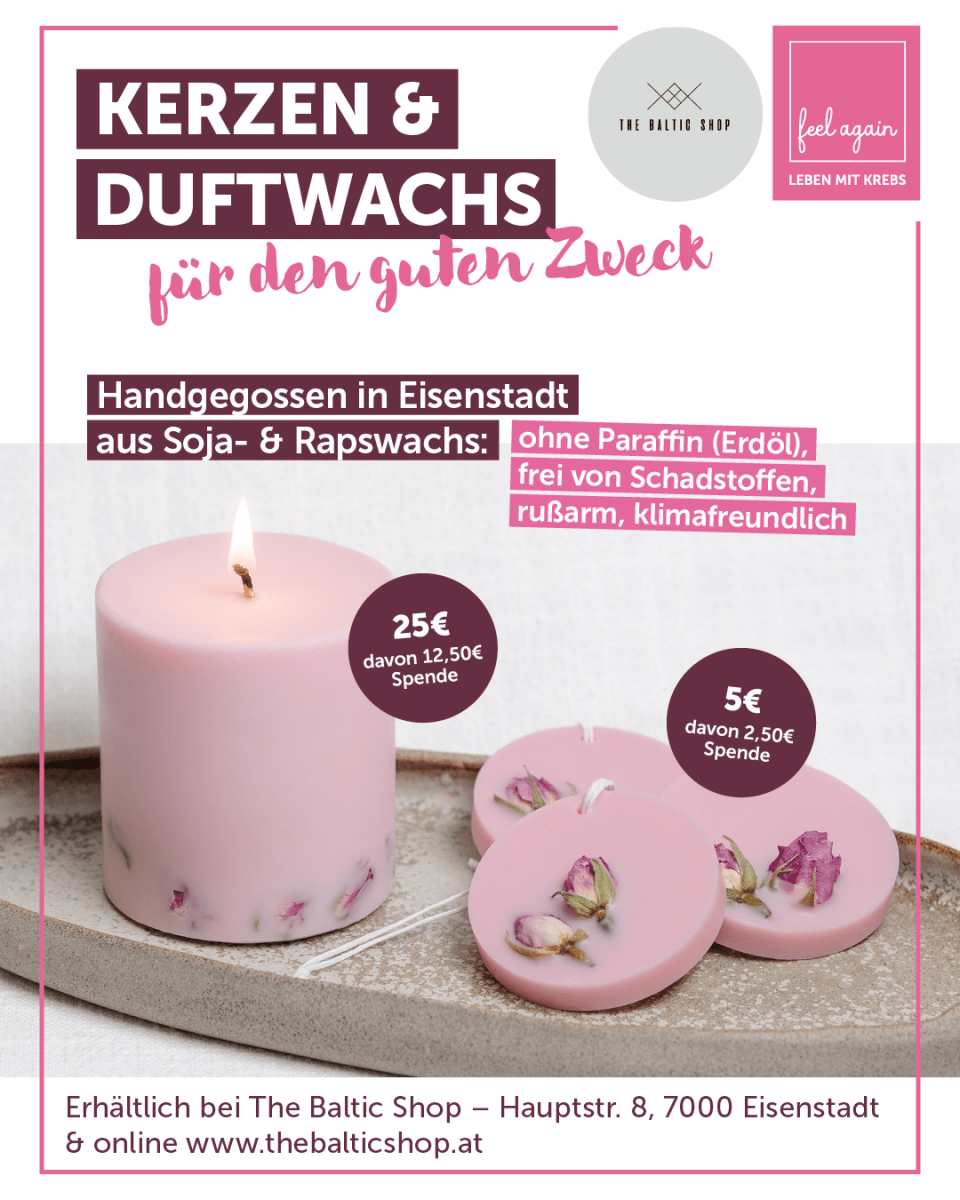 Feel Again – Duftwachs Rose &amp; Zwetschge - The Baltic Shop