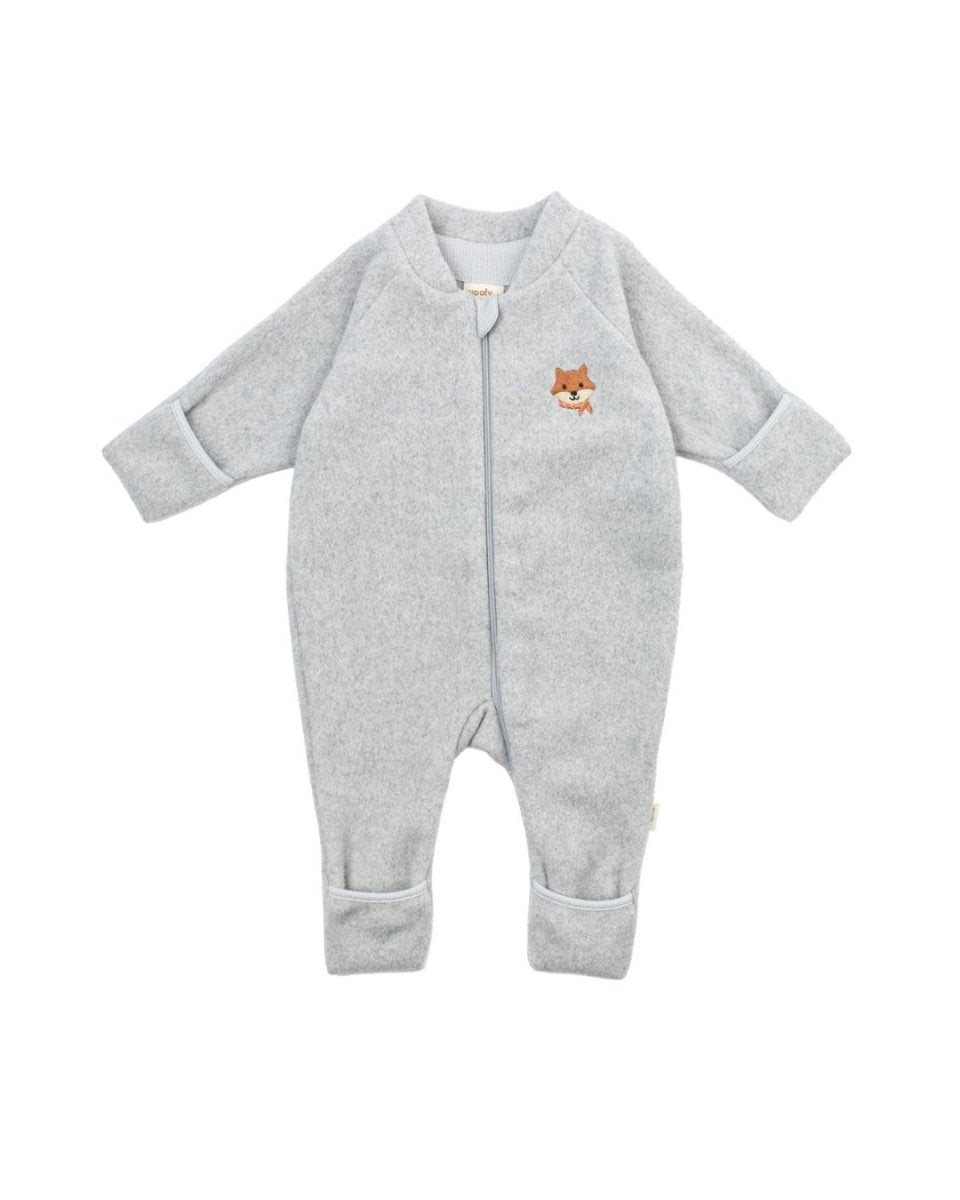 Fleece-Overall mit Fuchs aus Bio-Baumwolle - The Baltic Shop