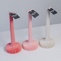 Geometrische Stabkerze aus Rapswachs - The Baltic Shop