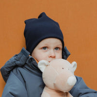 Gerippter Beanie aus Bio Baumwolle - The Baltic Shop