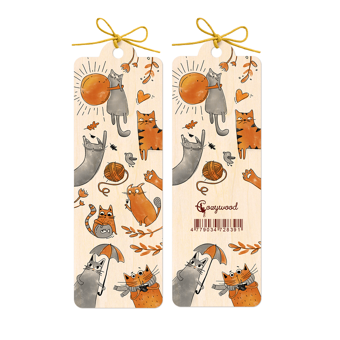 Holz-Lesezeichen »Kitty Stories« - The Baltic Shop