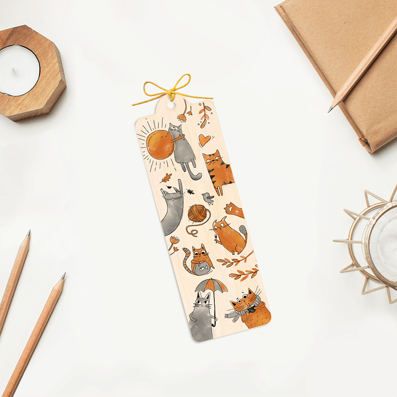 Holz-Lesezeichen »Kitty Stories« - The Baltic Shop