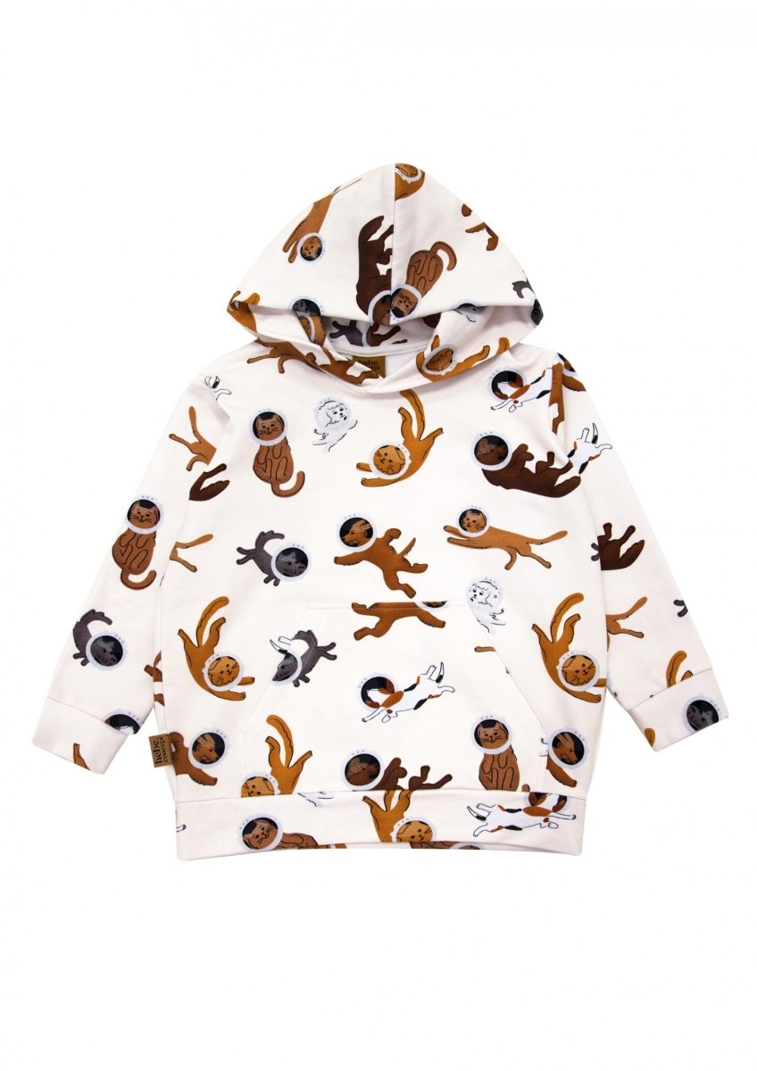 Hoodie mit Allover Katzen - und Hundedruck - The Baltic Shop