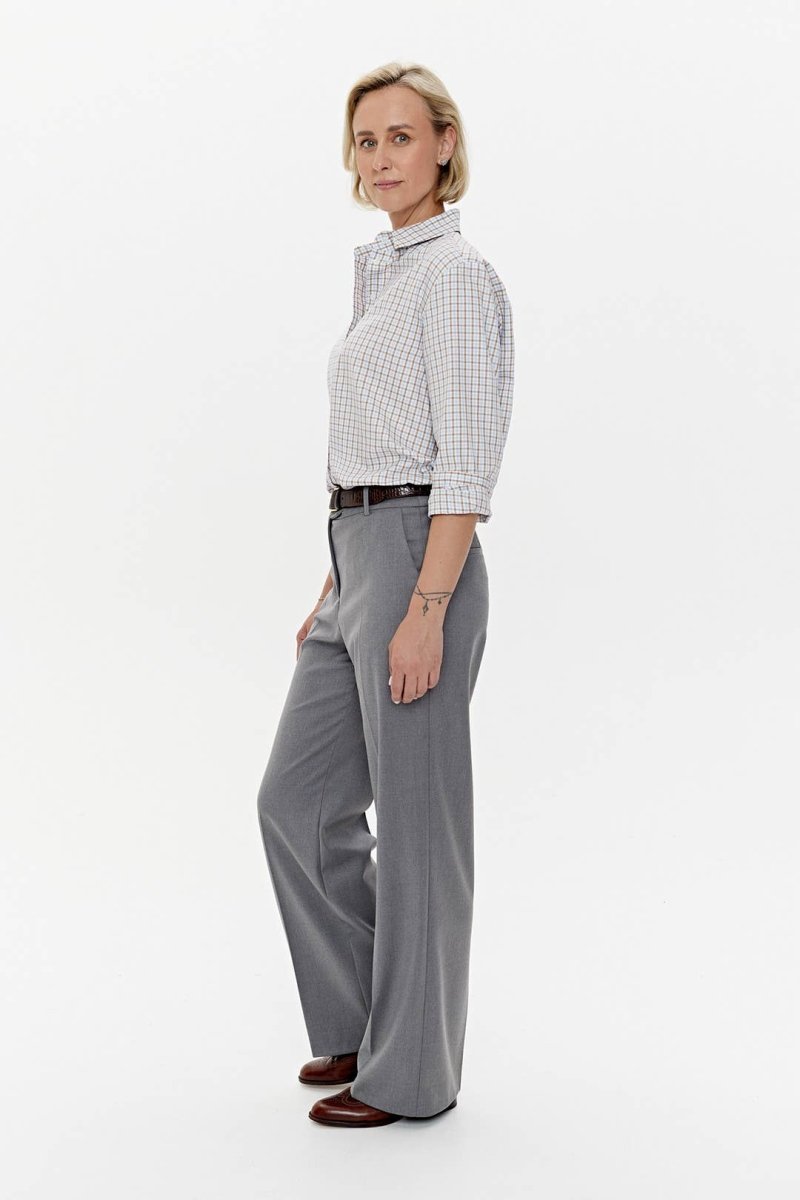 Hose 'MANHATTAN' | Gerade geschnitten in Wolkengrau - The Baltic Shop