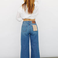 Jeans 'HARLEM', hochwertiger Denim mit weitem Bein - The Baltic Shop