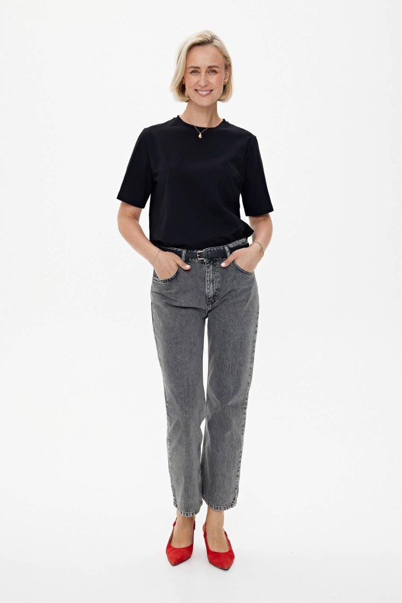 Jeans LA PARISIENNE in rauchgrau - The Baltic Shop