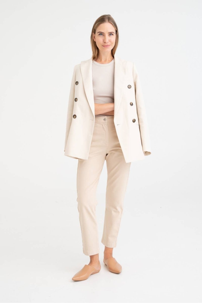 Jeans 'LUCA' - hellbeige Stretch - Denim - The Baltic Shop
