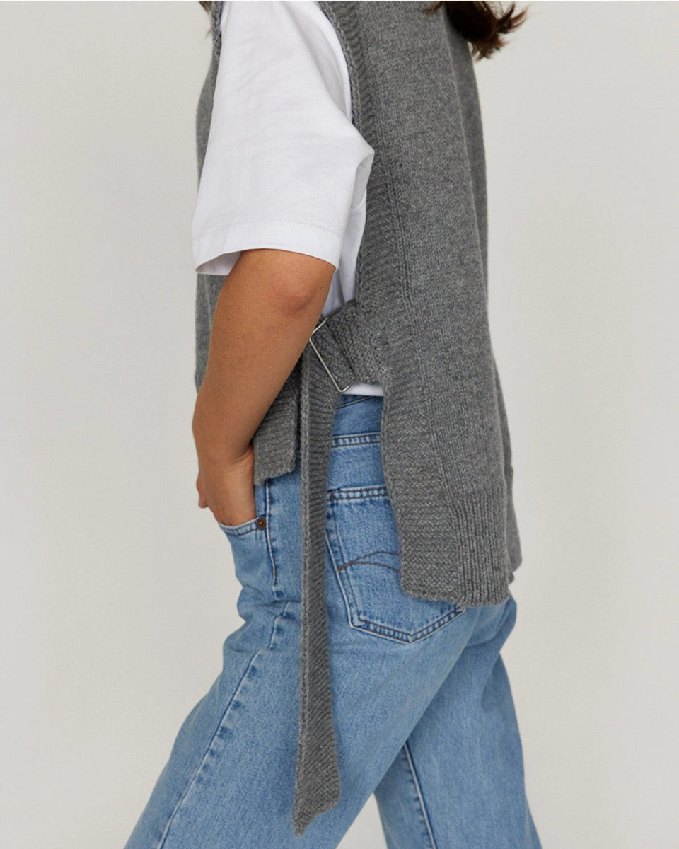 Kalvos: Tweed - Weste aus Merinowolle - The Baltic Shop