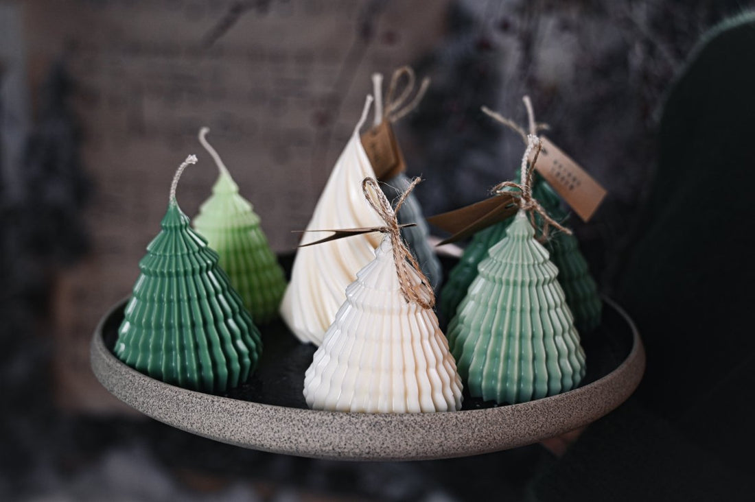 Kerze - Christbaum aus Sojawachs - The Baltic Shop