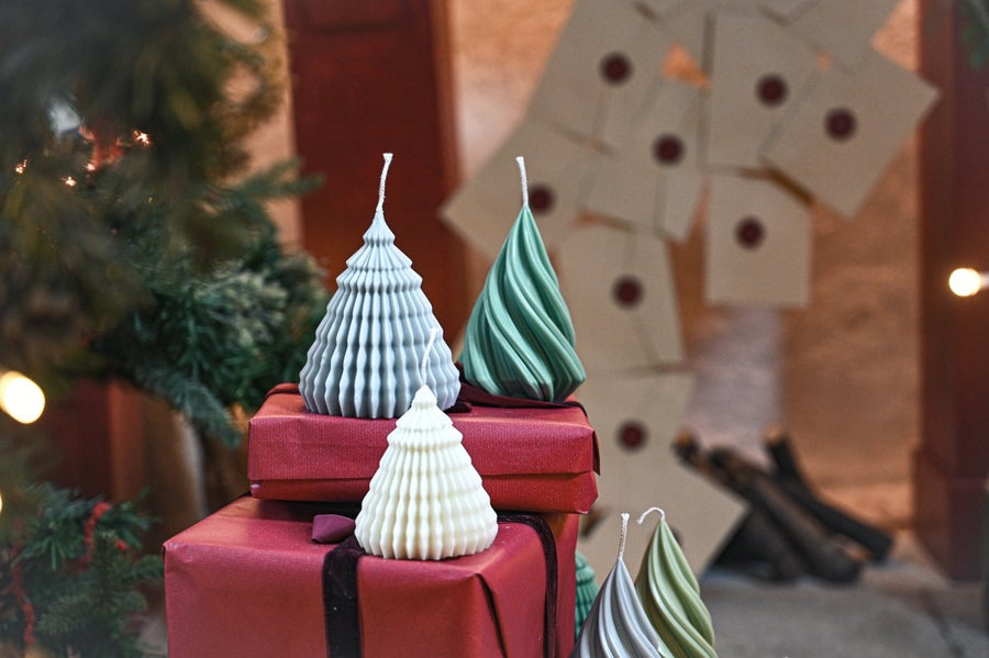 Kerze - Christbaum aus Sojawachs - The Baltic Shop