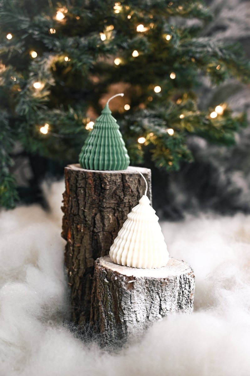 Kerze - Christbaum aus Sojawachs - The Baltic Shop