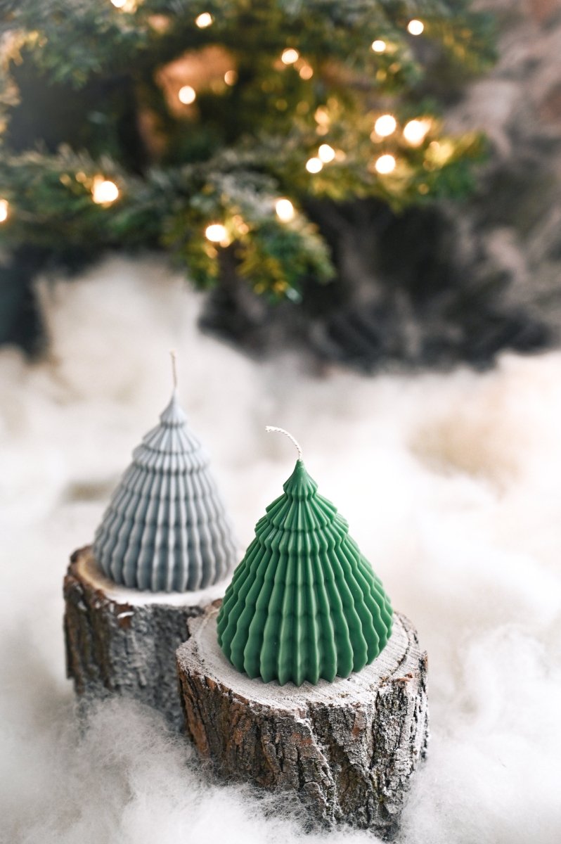 Kerze - Christbaum aus Sojawachs - The Baltic Shop