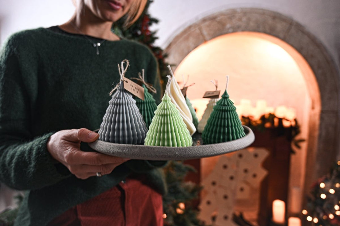 Kerze - Christbaum aus Sojawachs - The Baltic Shop