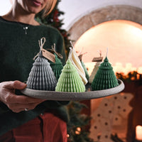 Kerze - Christbaum aus Sojawachs - The Baltic Shop