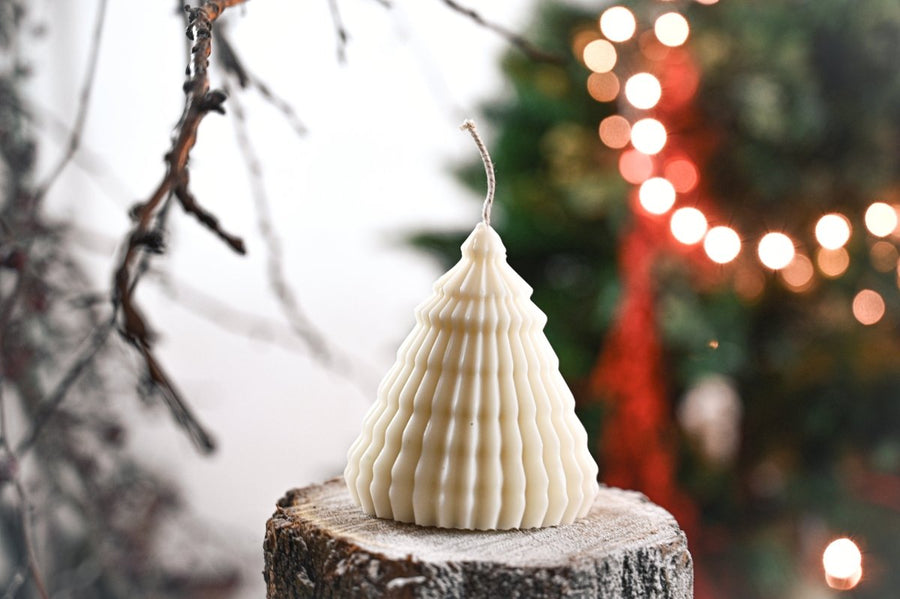 Kerze - Christbaum aus Sojawachs - The Baltic Shop