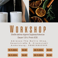 Kerzenworkshop - The Baltic Shop