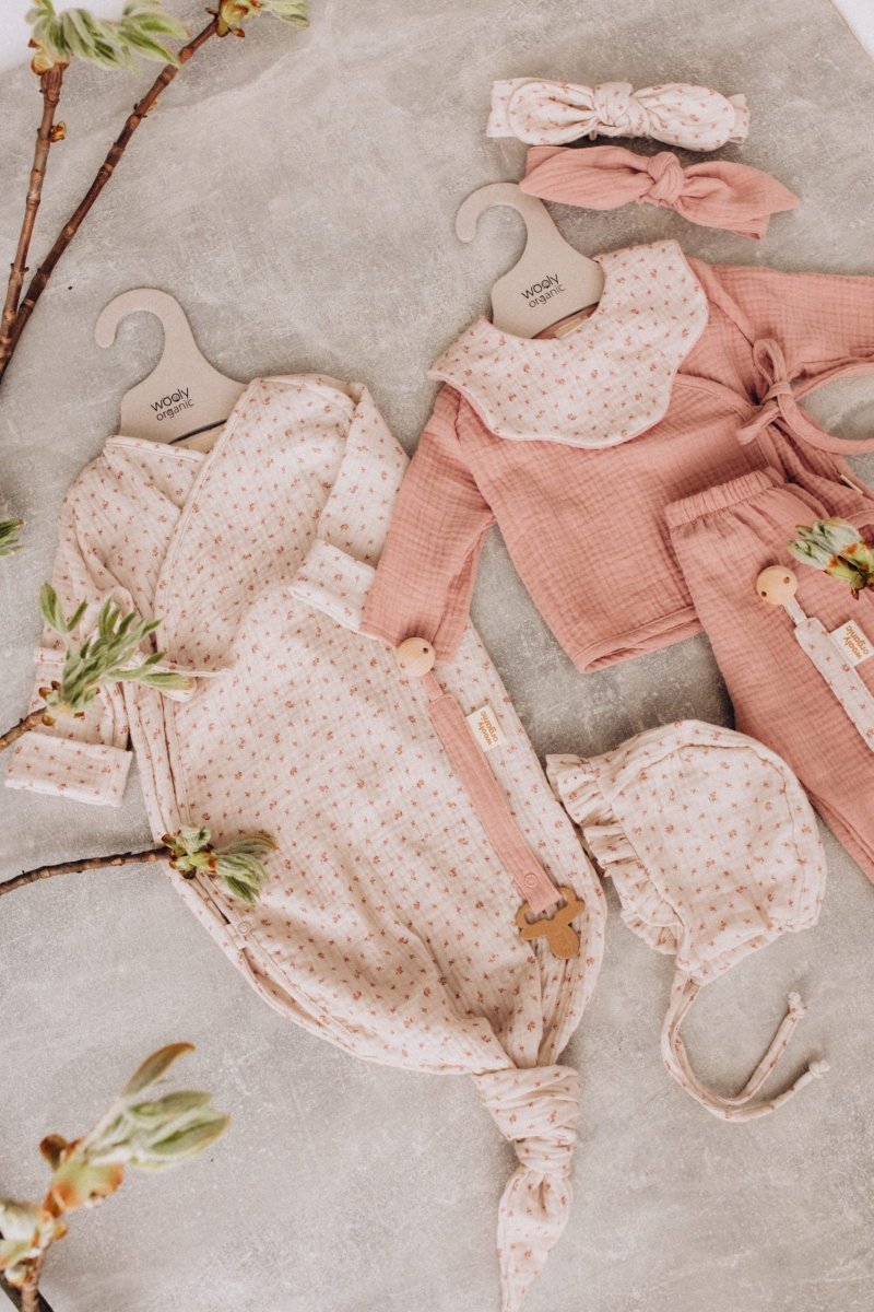 Kimono Anzug aus Muselin in 2 Farben - The Baltic Shop