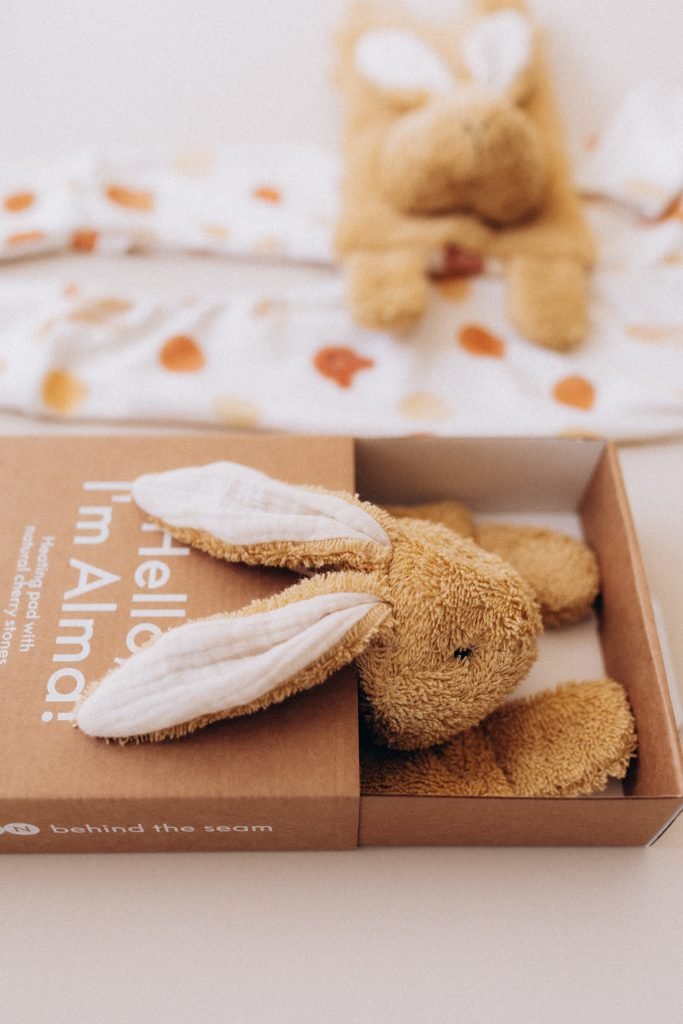 Kirschkernkissen - Hase aus Bio Baumwolle - The Baltic Shop