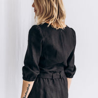 Klassische Hose mit Gürtel "Nora" - The Baltic Shop