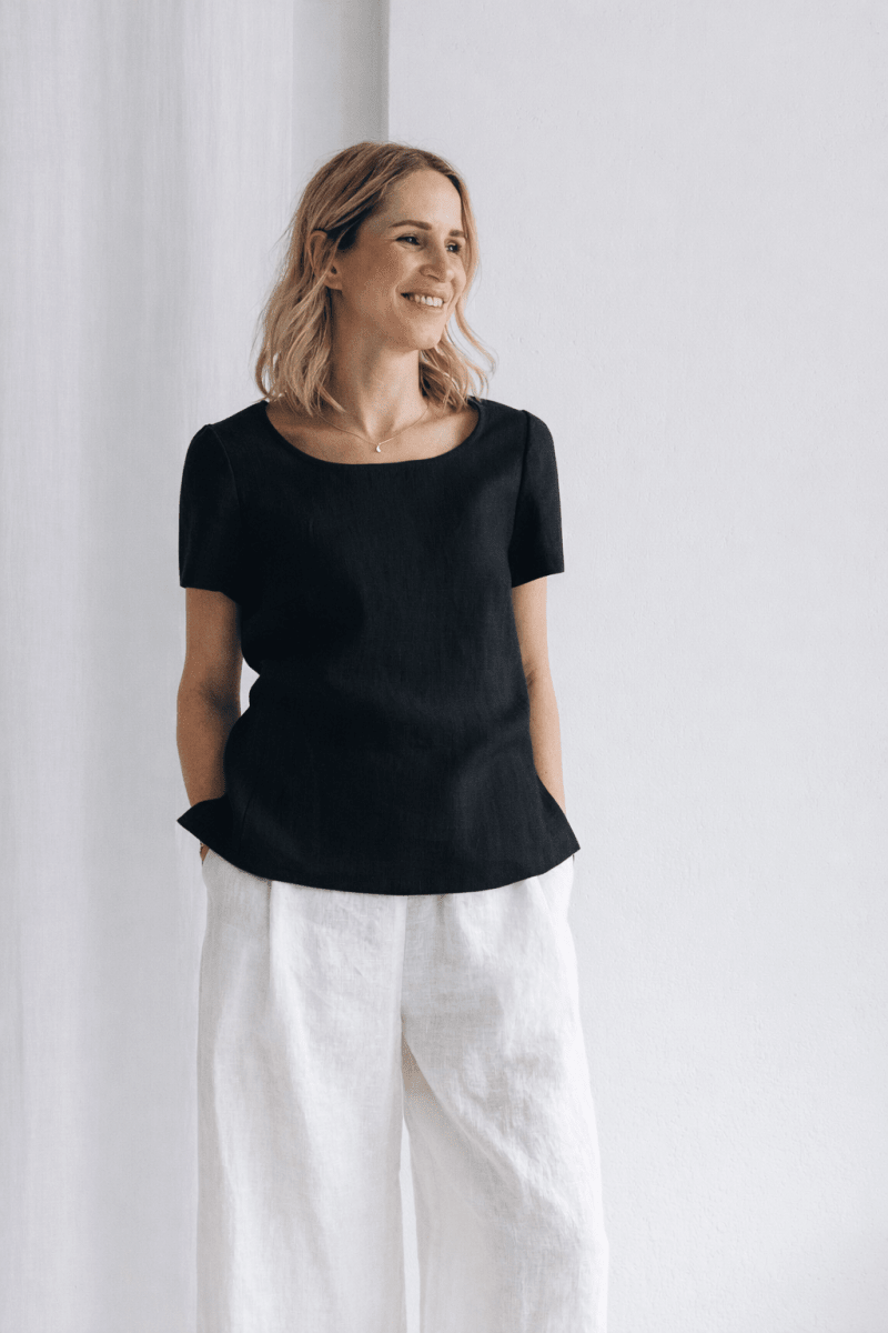 Klassischer Leinentop "Elin" - The Baltic Shop