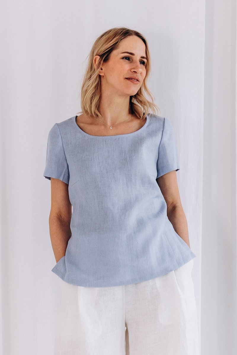 Klassischer Leinentop "Elin" - The Baltic Shop